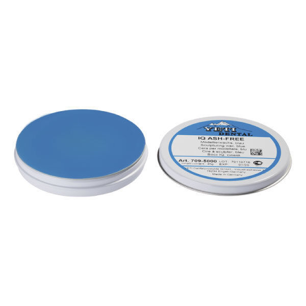 Imagen de IQ ASH-FREE CERA PARA MODELAR AZUL, 45G