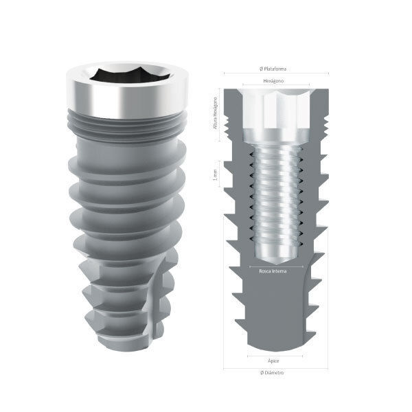 Imagen de IMPLANTE CONICO HI 3.5 X 9