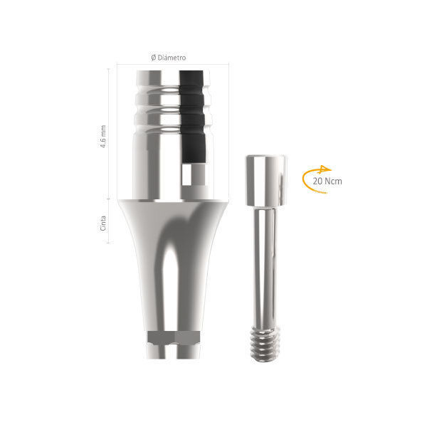 Imagen de PILAR BASE T CONE MORSE AR 3.5 x 2.5