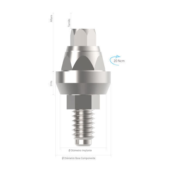 Imagen de CONICO ESTETICO RECTO HI 3.5X3