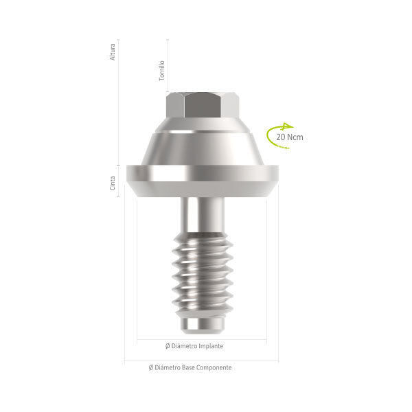 Imagen de MINI CONICO RECTO HE 4.0X2